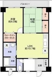 エクセラージュ夙川の物件間取画像